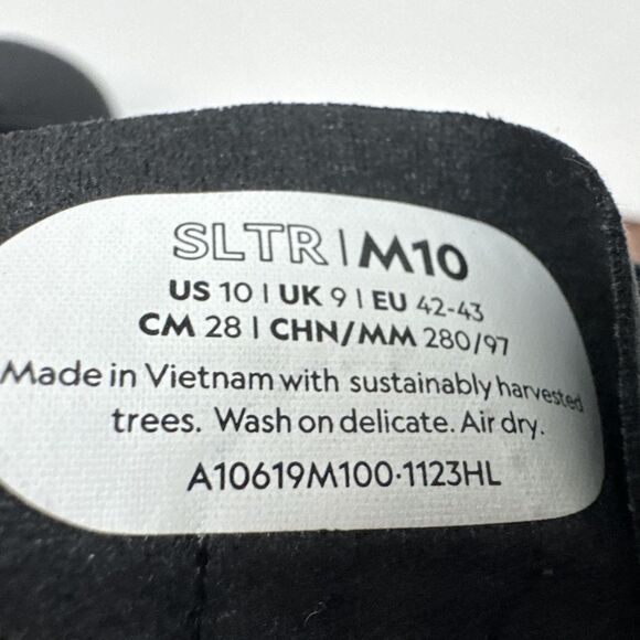 Allbirds Superlight Tree Runners White Black Athletic Running Shoes Mens Size 10 - Picture 8 of 9